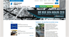Desktop Screenshot of gefa-fabritz.de